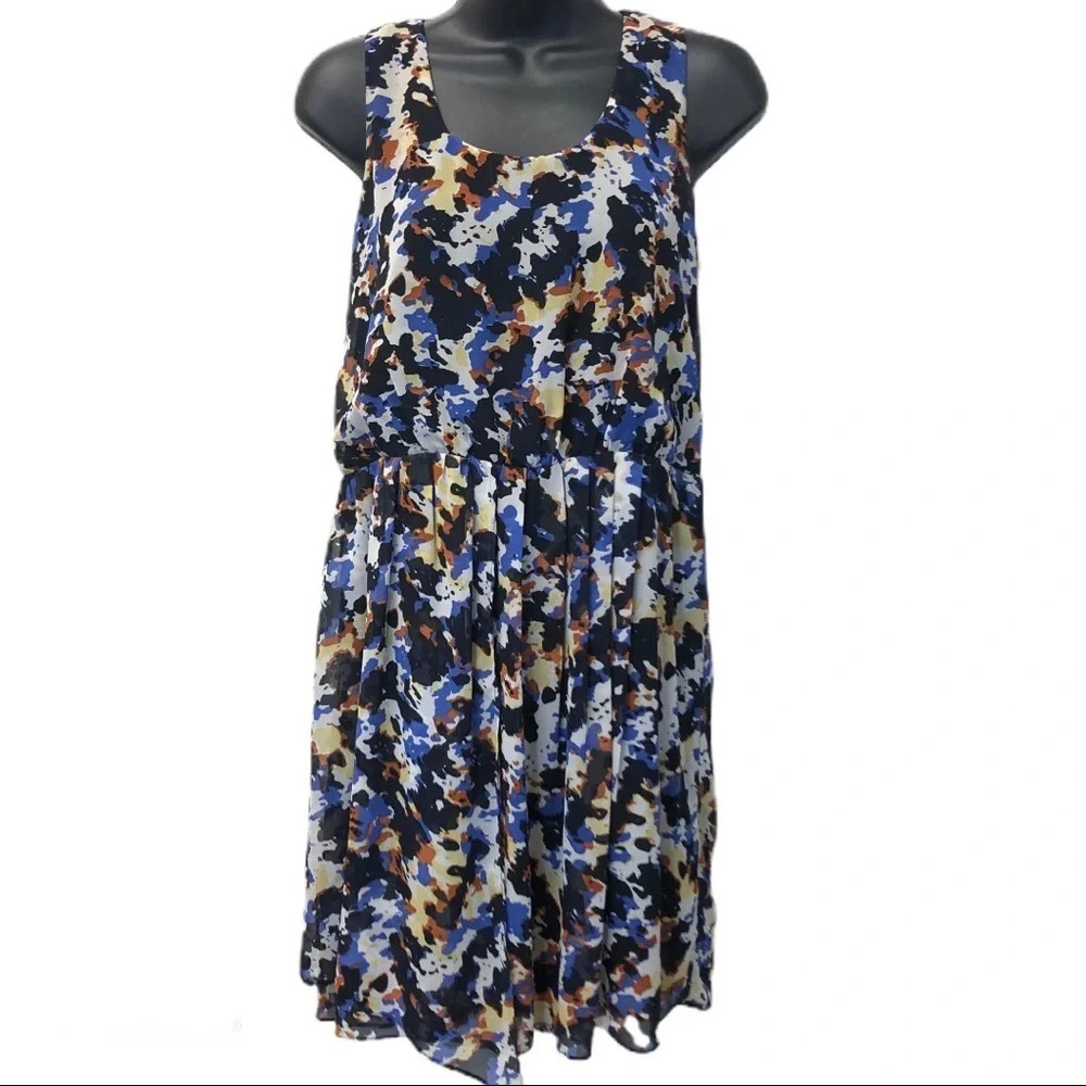 W118 by walter baker patterned sleeveless dress